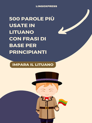 cover image of 500 Parole Più Usate in Lituano con Frasi di Base per Principianti